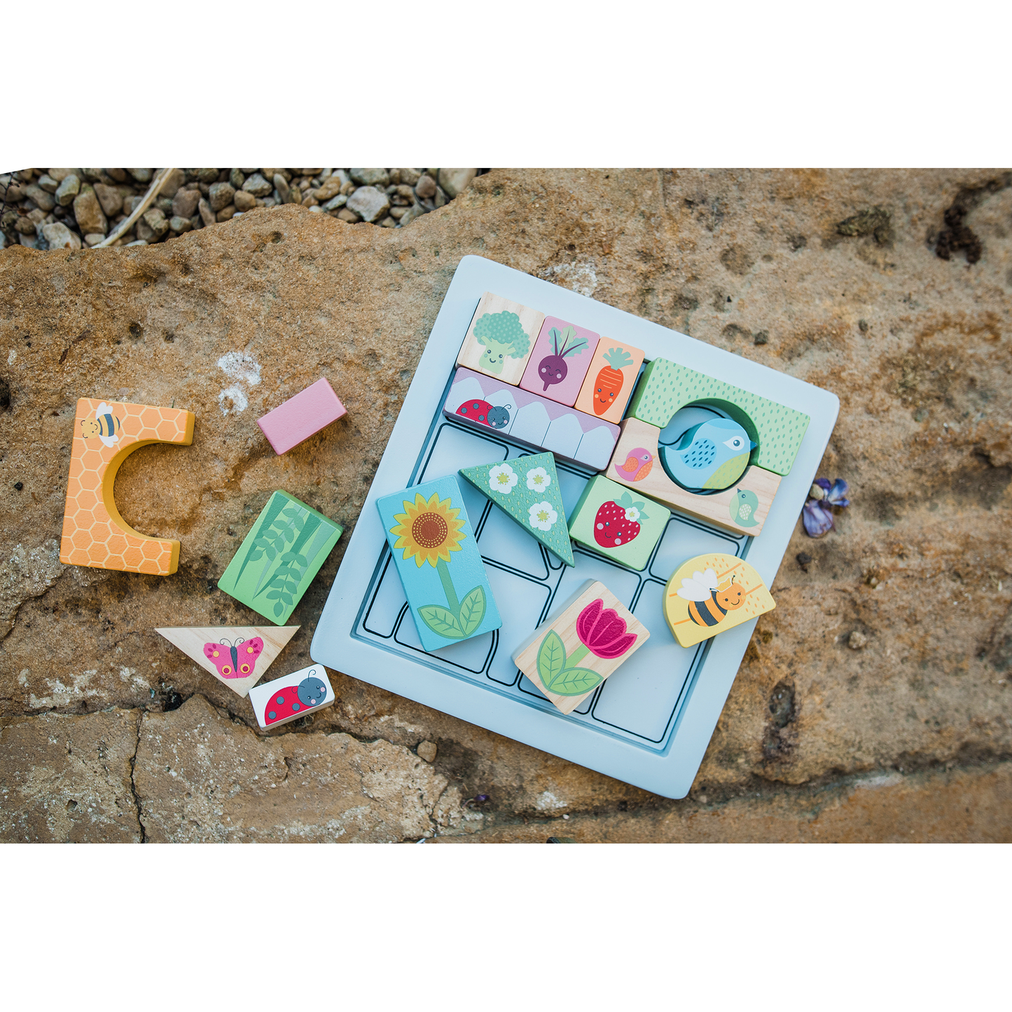 Spring Garden Block Wooden Puzzle