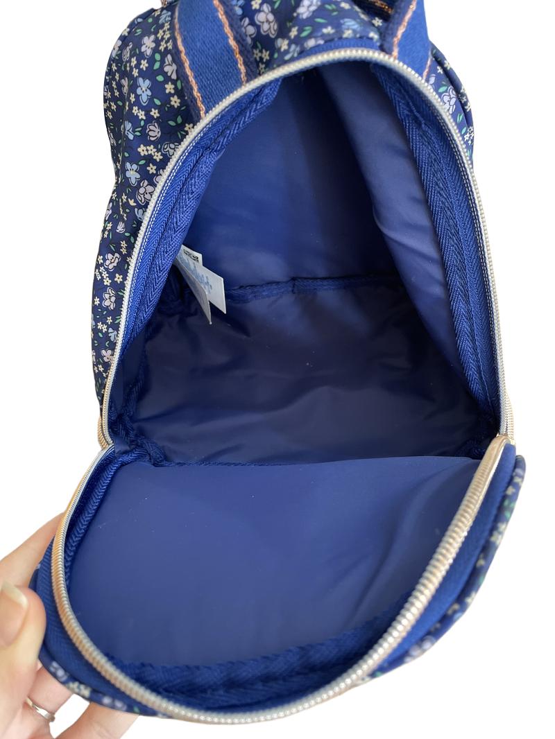 Preloved Cath Kidston - Blue Floral Print Backpack Lunch Kit - Accessories