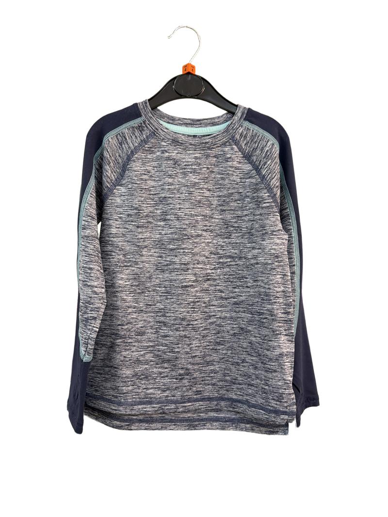 Preloved Target - Navy Heather Long-sleeved Thermal Layer (4-5y)