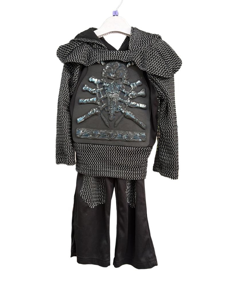 Preloved Tu - Knight Skull Costume (3-4y)