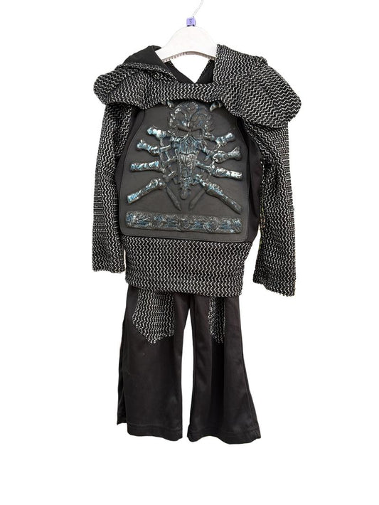 Preloved Tu - Knight Skull Costume (3-4y)