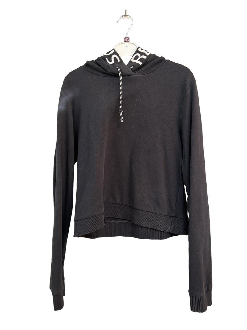 Preloved FB Sister - Black "Rebellious" Hoodie (13-14y)
