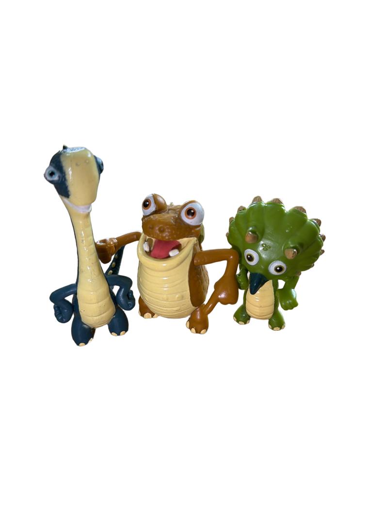 Preloved Toys - Land Before Time Dinosaur Bundle (3) - Unknown Brand