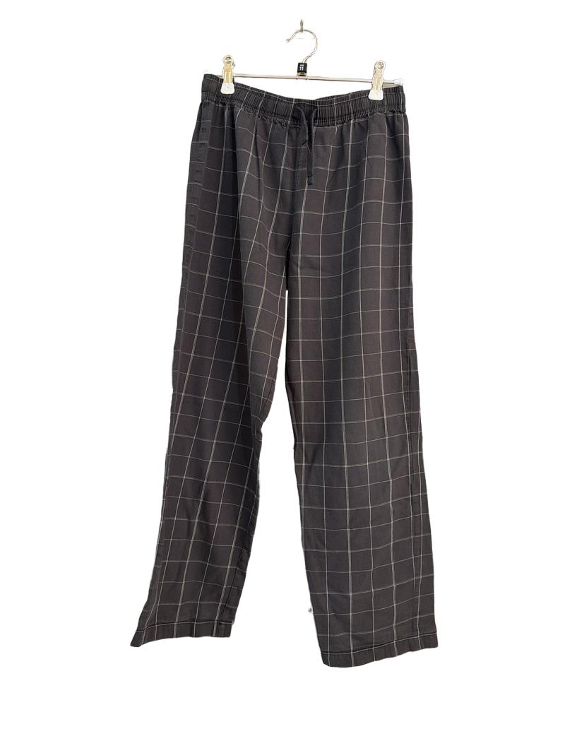 Preloved Marks & Spencer - Charcoal Gray Check Pyjama Trousers (11-12y)