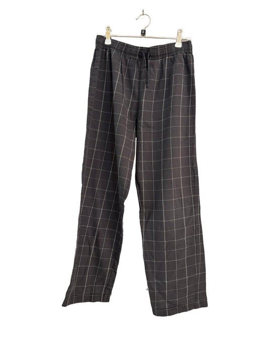 Preloved Marks & Spencer - Charcoal Gray Check Pyjama Trousers (11-12y)