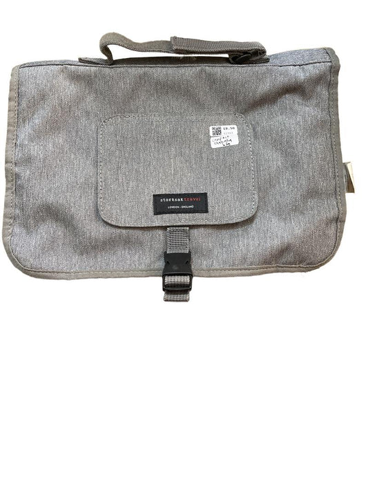 Preloved Storksak Travel - Gray Mini Travel Changing Compact Bag