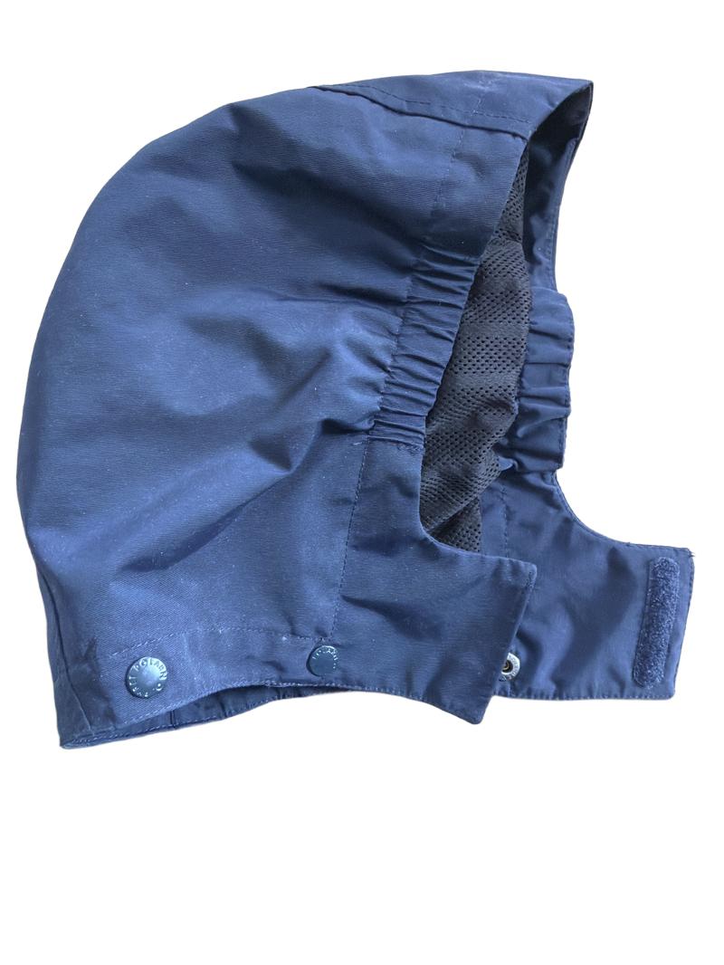 Preloved Polarn O. Pyret - Navy Waterproof Jacket HOOD ONLY, Mesh Lined (5-6y, 6-7y)