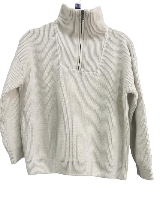 Preloved Zara - Oatmeal Half Zip Knit Jumper (3-4y) - Top