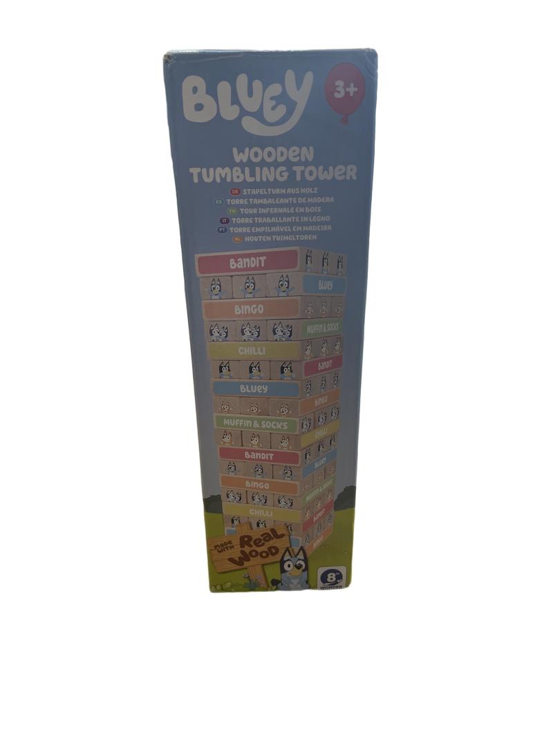 Preloved Toys - Bluey Wooden Tumbling Tower (Jenga) - 8th Wonder Ltd.