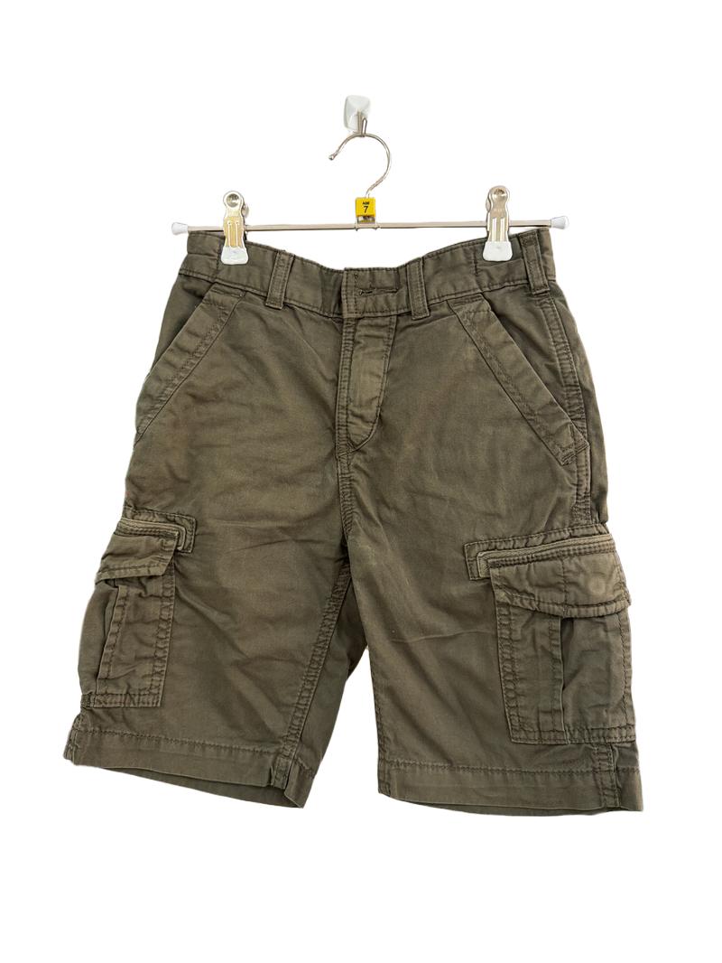 Preloved Marks & Spencer - Olive Green Cargo Shorts (7-8y)