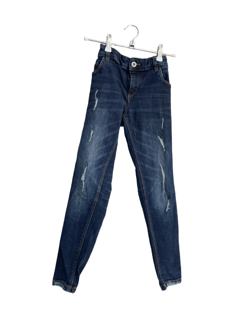 Preloved Bluezoo - Blue Jeans - Distressed  (9-10y)