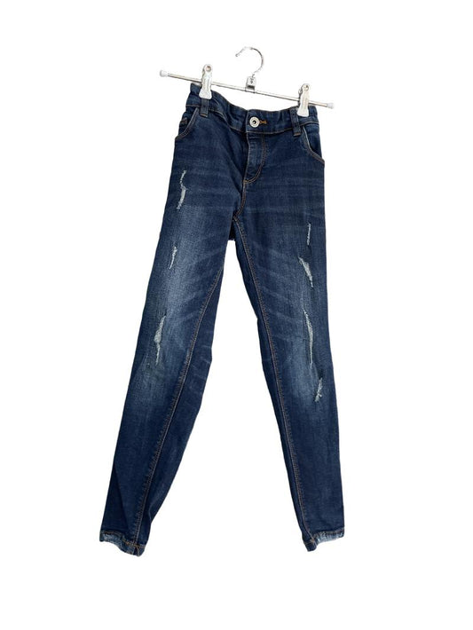 Preloved Bluezoo - Blue Jeans - Distressed  (9-10y)