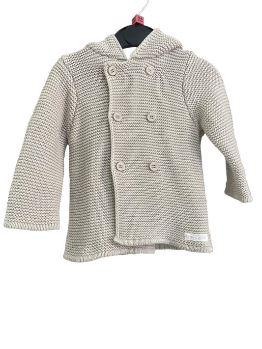 Preloved Mothercare - Beige Knit Hooded Jacket With Ears (Peter Rabbit) (0-3m)