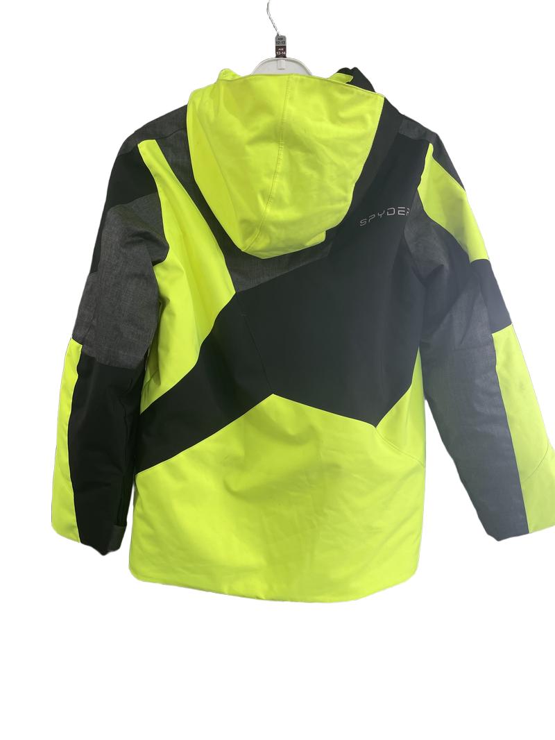 Preloved Spyder - Yellow Ski Jacket, 152 Cm, Labeled 14 Yrs (12-13y, 13-14y)