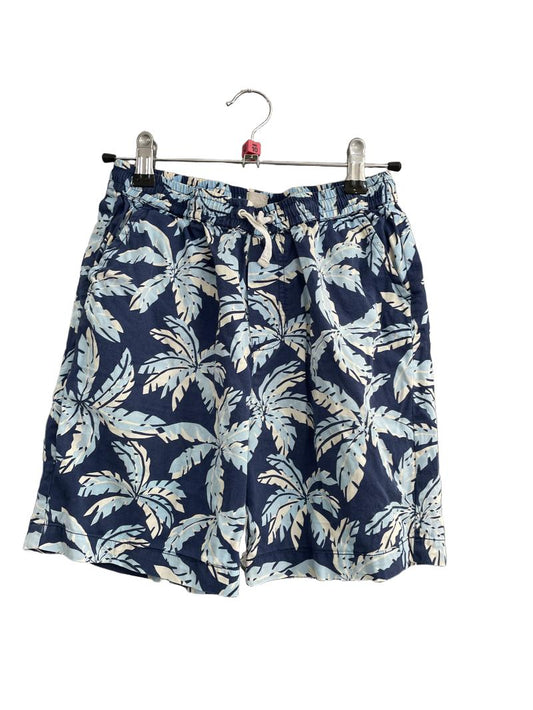 Preloved John Lewis - Blue Palm Print Shorts (10-11y)