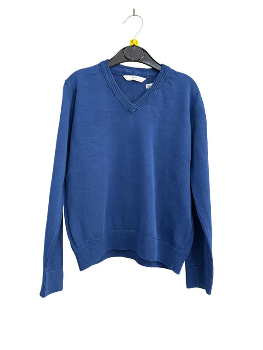 Preloved Marks & Spencer - Blue School Uniform Jumper (7-8y)