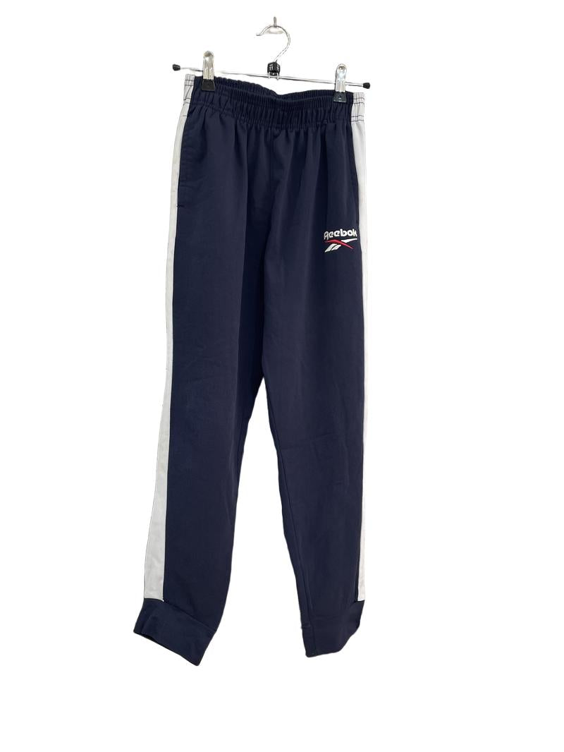 Preloved Reebok - Navy White Stripe Track Suit Trousers (11-12y)