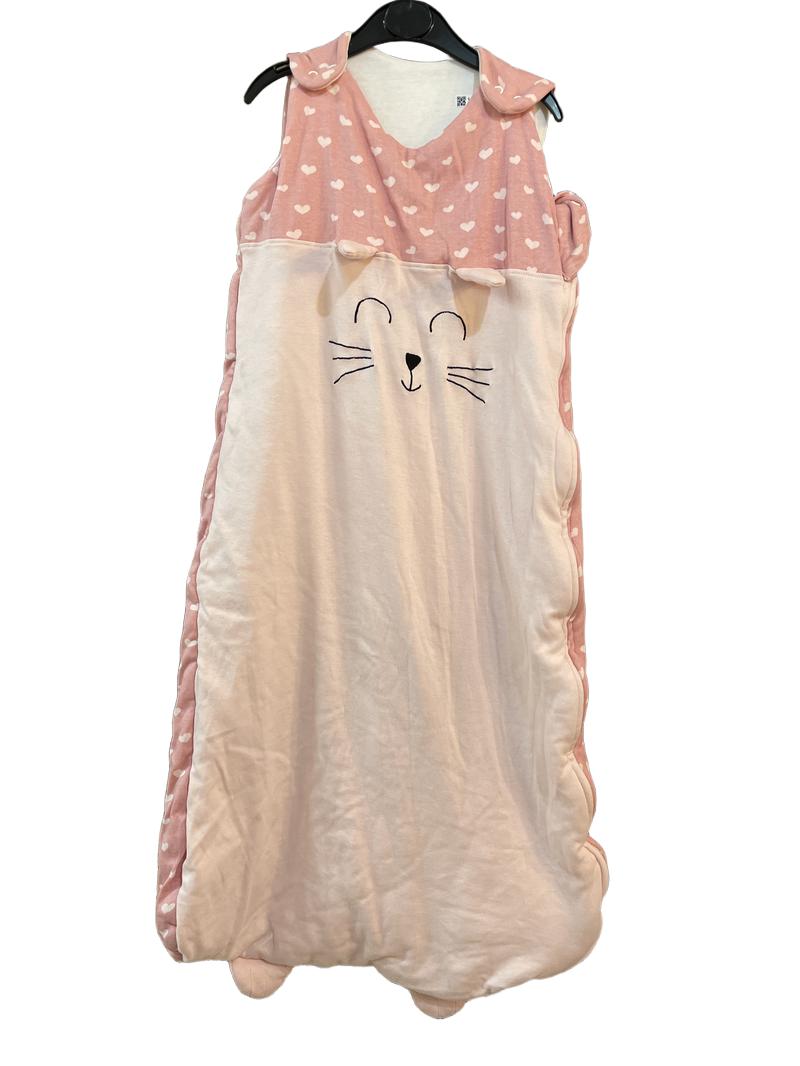 Preloved George - Pink Heart Sleeping Bag, 2.5 Tog, 18-36 Months (18-24m, 2-3y)