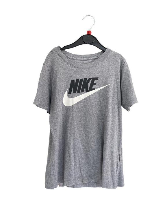 Preloved Nike - Gray Nike Swoosh Top (8-9y)