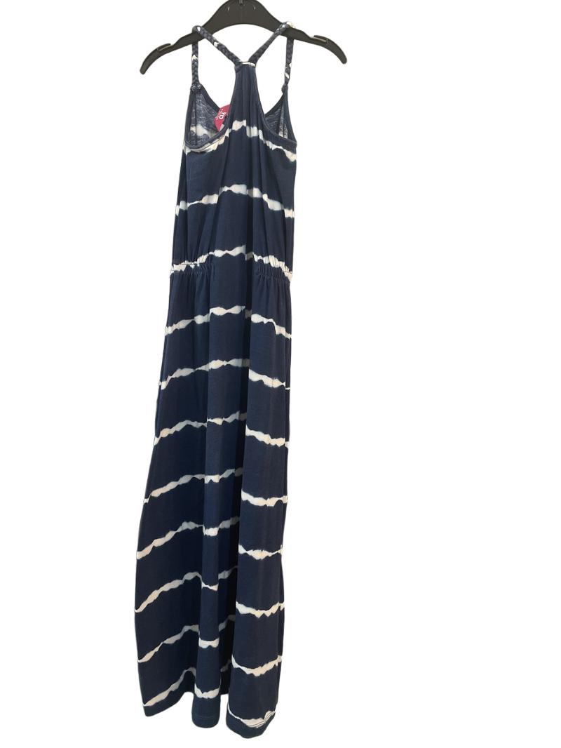 Preloved YD By Primark - Navy Stripe Strappy Sun Dress (8-9y)