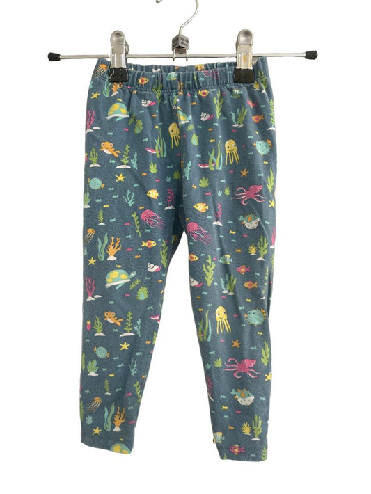 Preloved Frugi - Blue Underwater Print Leggings (12-18m)