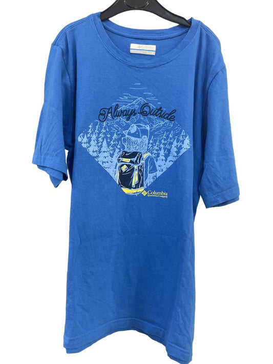 Preloved Columbia - Blue "Always Outside" T Shirt (9-10y)
