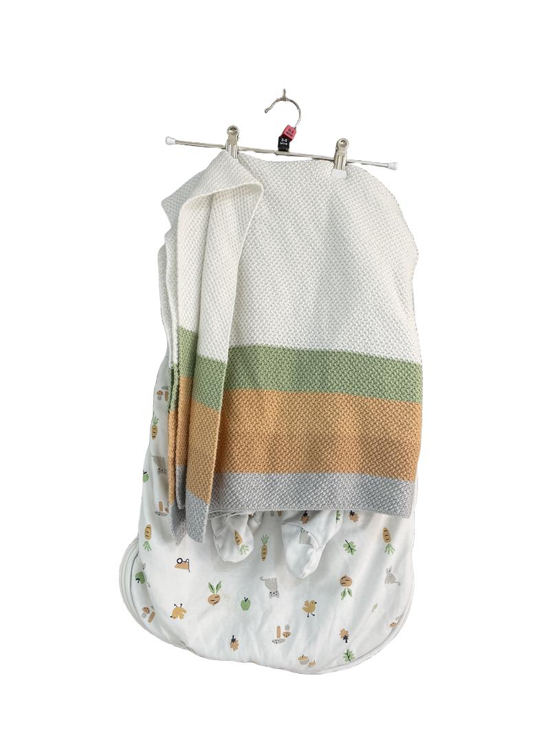 Preloved Kite - Autumn Farm Sleep Bag, Sleepsuit, And Matching Blanket Set (0-3m, 0-6m)