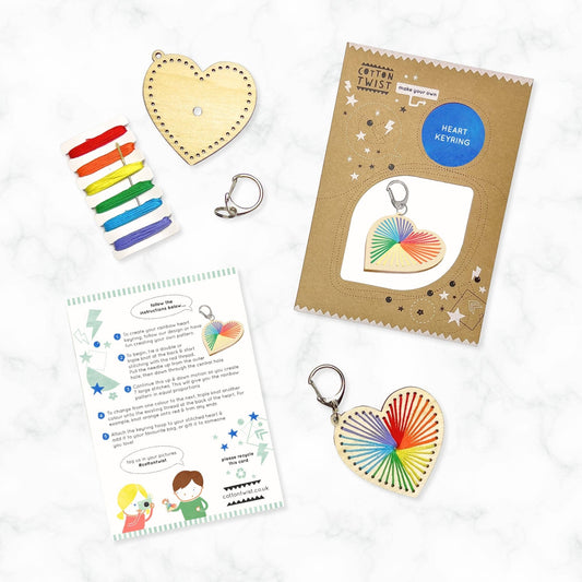 Heart Keyring Craft Kit