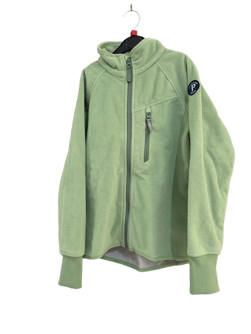 Preloved Polarn O. Pyret - Green Fleece Windbreaker Softshell Jacket (8-9y)