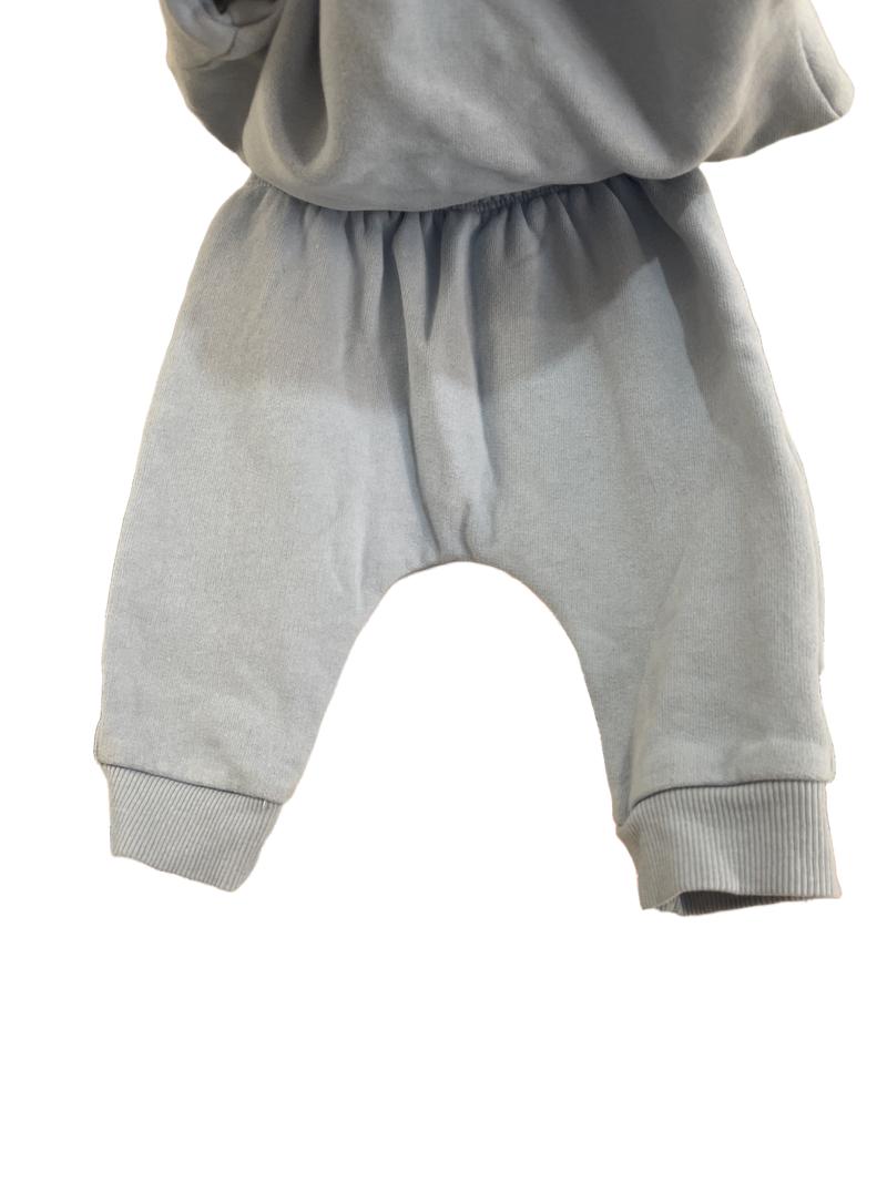 Preloved Next - Blue Hello Bear Jumper And Trousers Outfit. (3-6m)