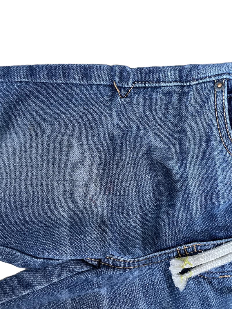 Preloved Target - Blue Jeans, Pull On With Tie Waist (3-4y)