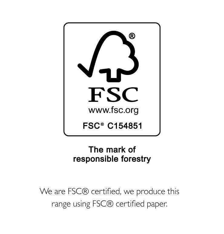 Eco-friendly Pop Multi Heart FSC™ Gift Bag Sustainably Sourced Everyday