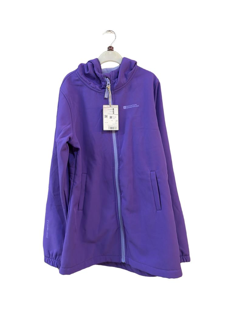 Preloved Mountain Warehouse - Purple Fleece Lined Waterproof Parka, NEW With Tags (13-14y)