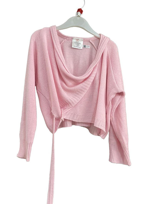 Preloved Tappers & Pointers - Pink Ballet Dance Wrap Cardigan, 28" (8-9y, 9-10y)