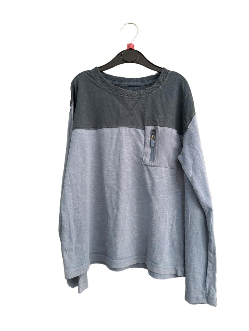 Preloved John Lewis - Blue Colour Block Long-sleeved Top (10-11y)