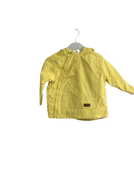 Preloved Obaibi - Yellow Waterproof Jacket, Lined (12-18m, 18-24m)
