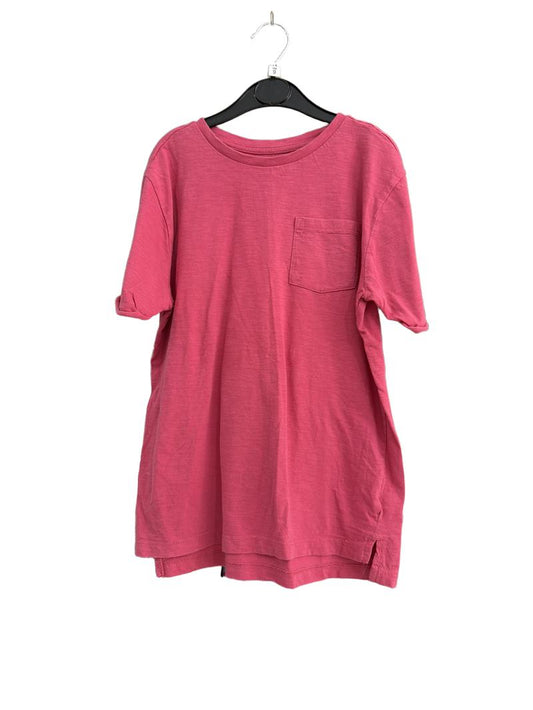 Preloved Next - Pink Slub-knit T Shirt (9-10y)