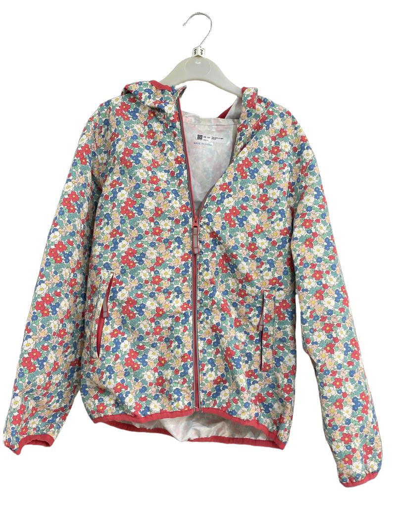 Preloved Mini Boden - Floral Raincoat Packable In Back Pouch (9-10y)