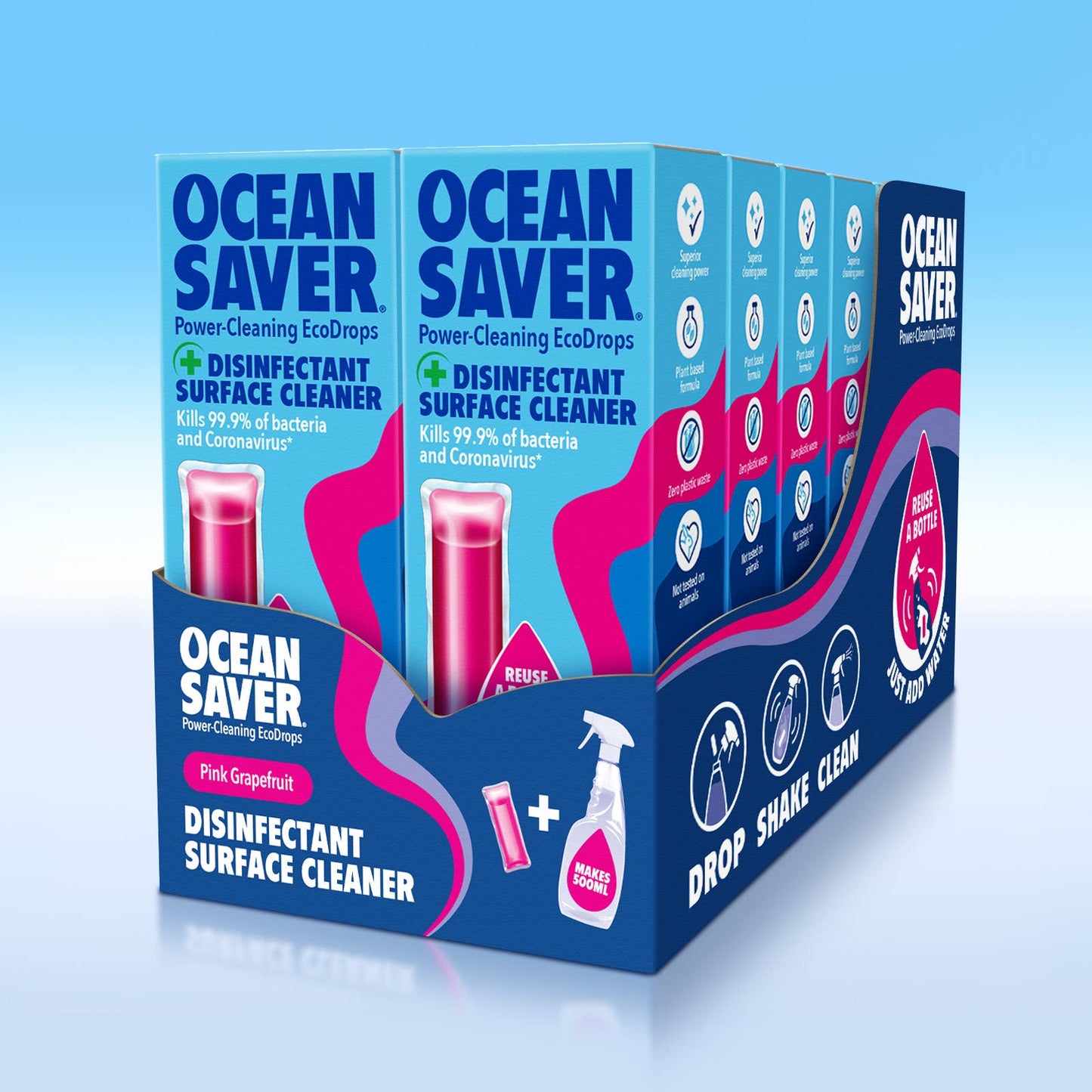 OceanSaver Disinfectant EcoDrop 12 pack