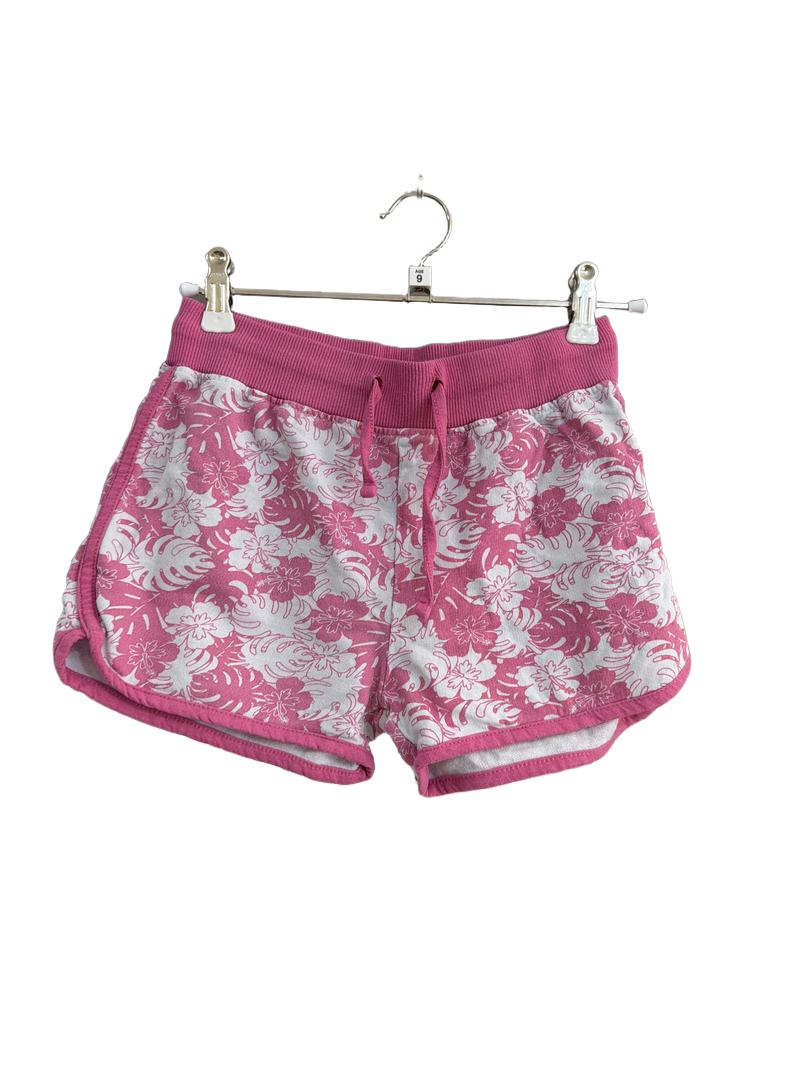 Preloved Y.F.K. - Pink Floral Shorts (9-10y)