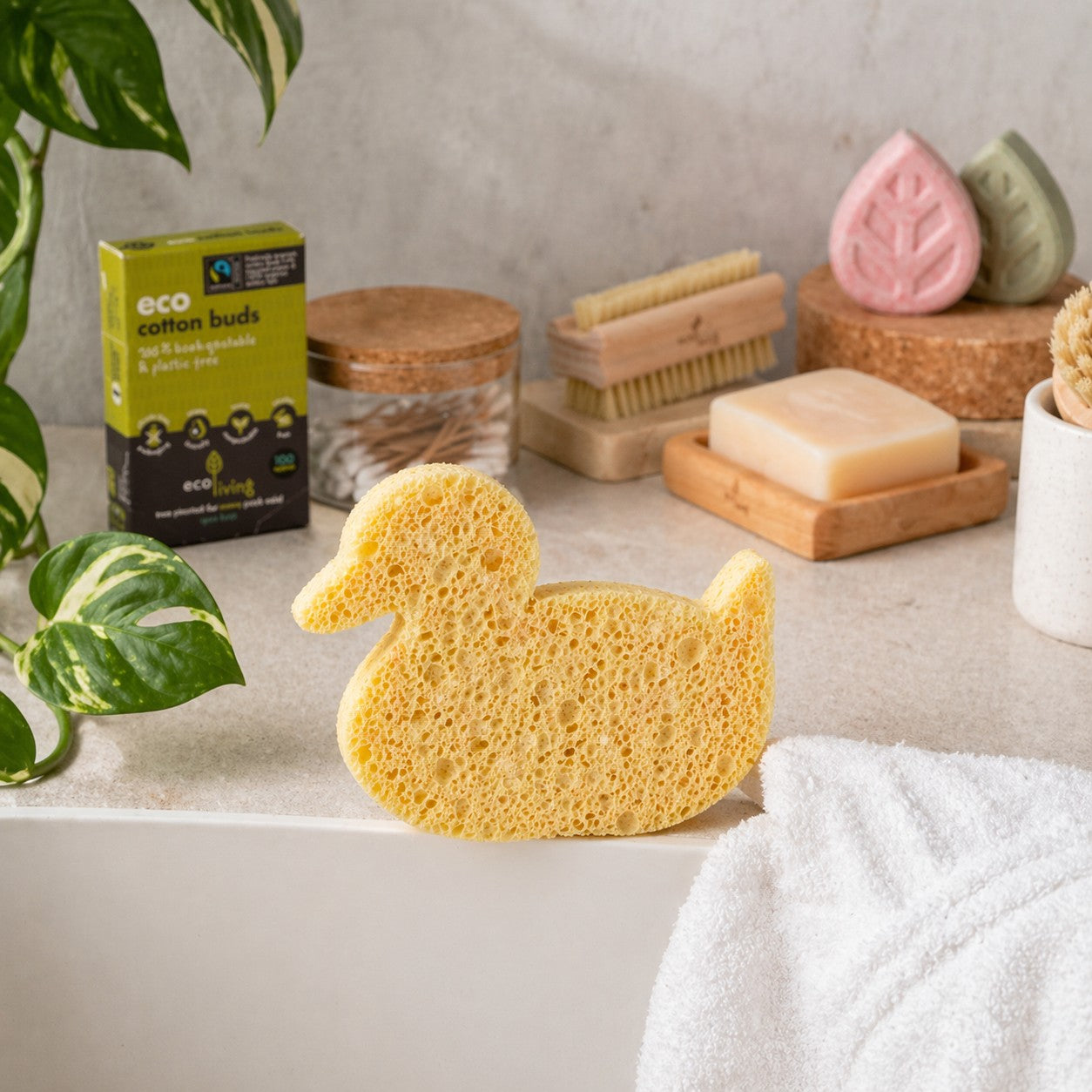 ecoLiving Home Compostable Duck Sponge