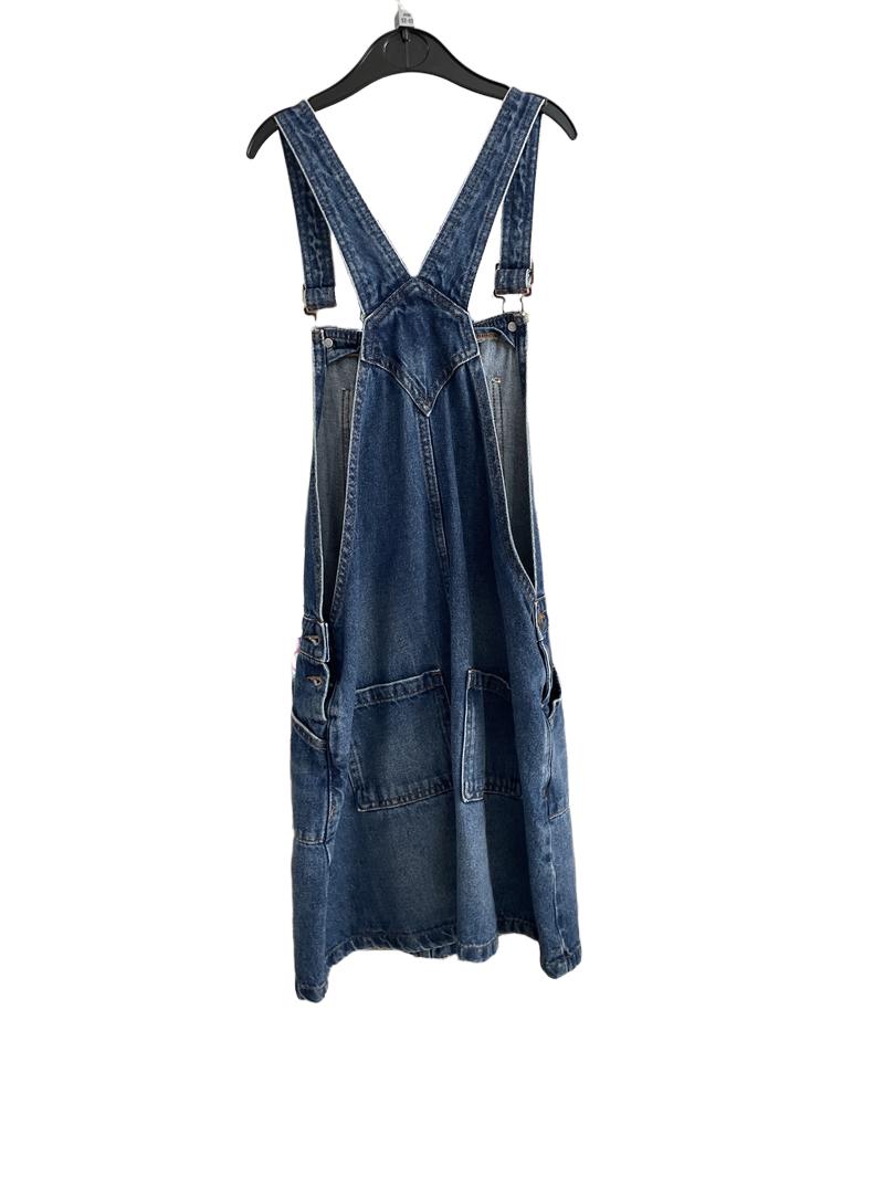 Preloved Marks & Spencer - Denim Dungaree Dress (12-13y)