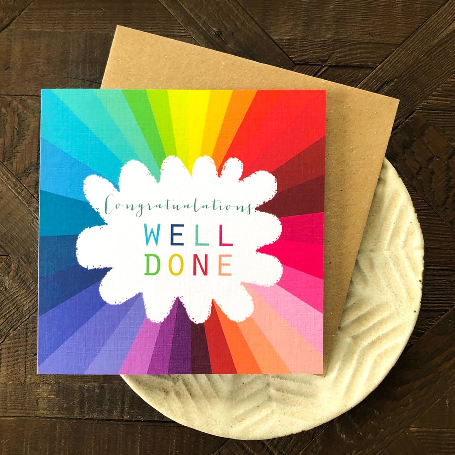 WO80 Colourful Well Done Card