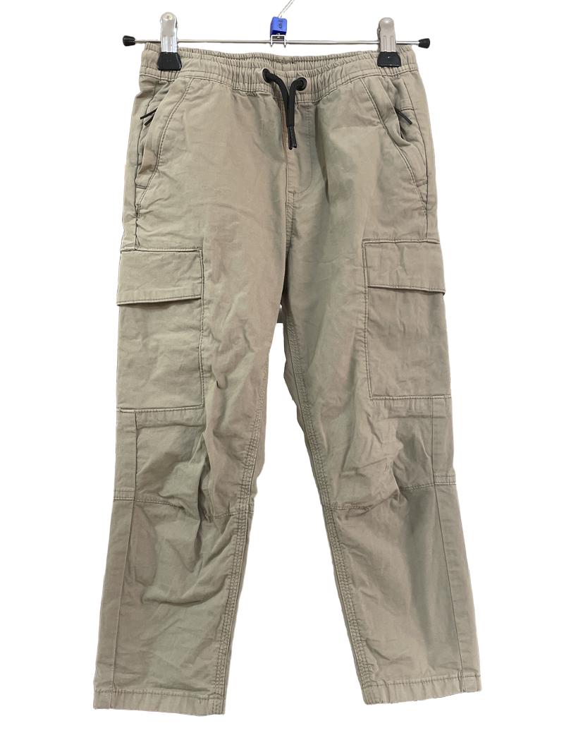 Preloved Next - Beige/Light Green Cargo Trousers. (6y, 5-6y)
