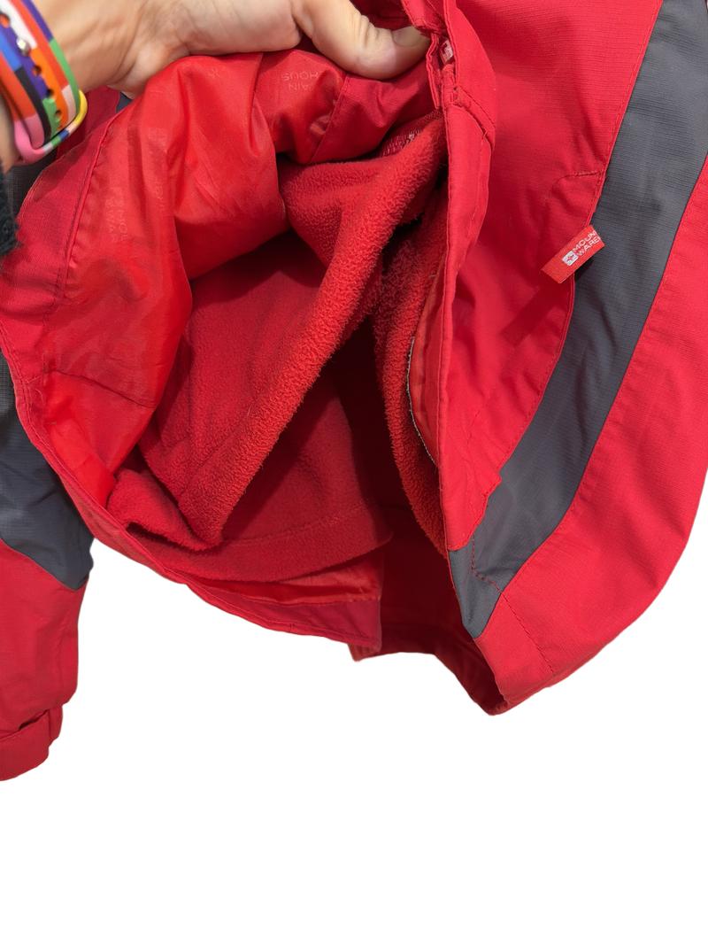 Preloved Mountain Warehouse - Red 3-in-1 Fleece Lined Waterproof Jacket (13-14y)