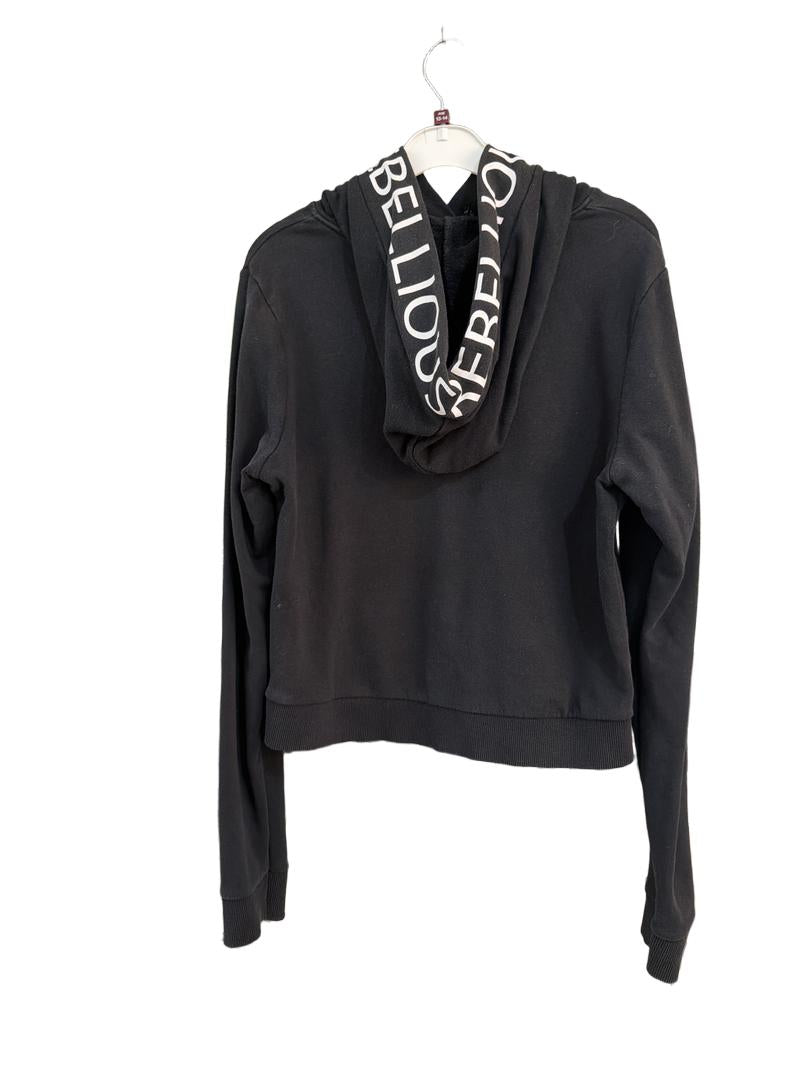 Preloved FB Sister - Black "Rebellious" Hoodie (13-14y)