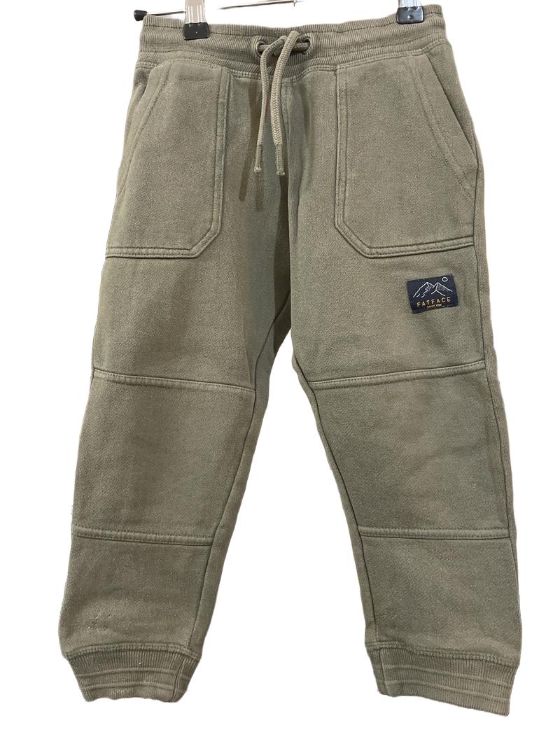 Preloved Fatface - Green Trousers/Joggers. (5-6y)