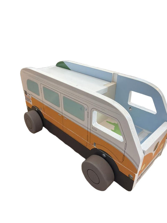 Preloved Toys - Little Town Wooden Camper Van - Aldi