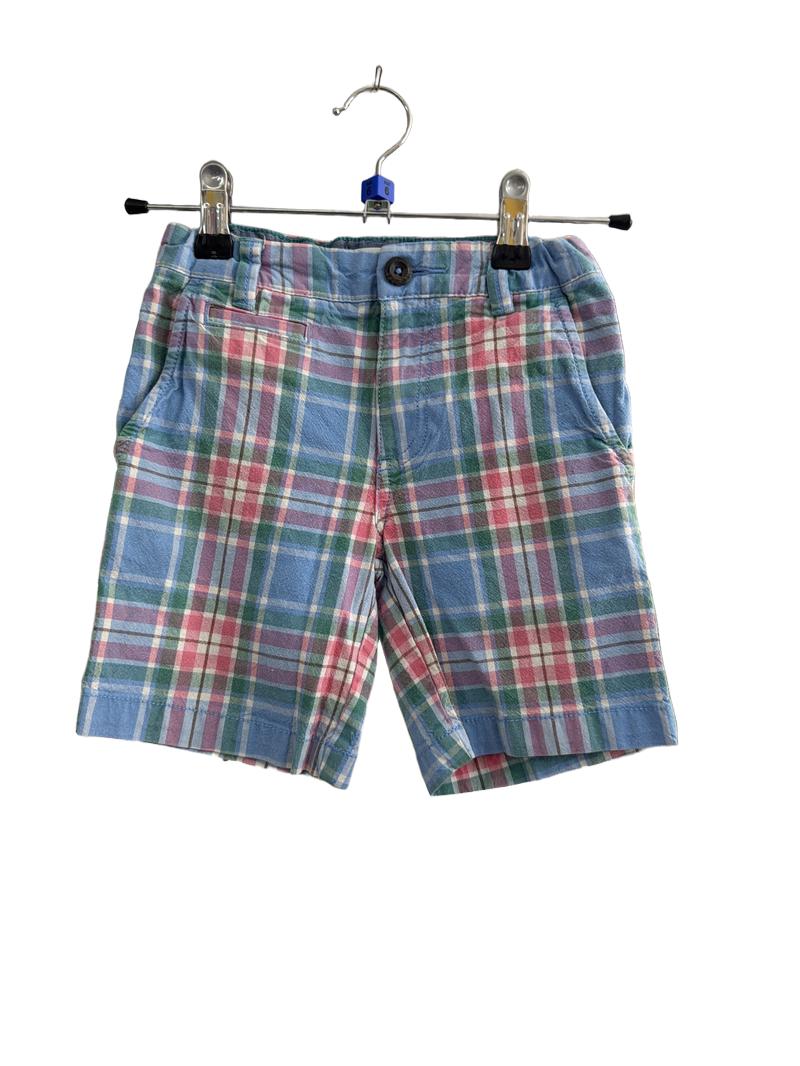 Preloved Mini Boden - Pastel Check Shorts (6-7y)