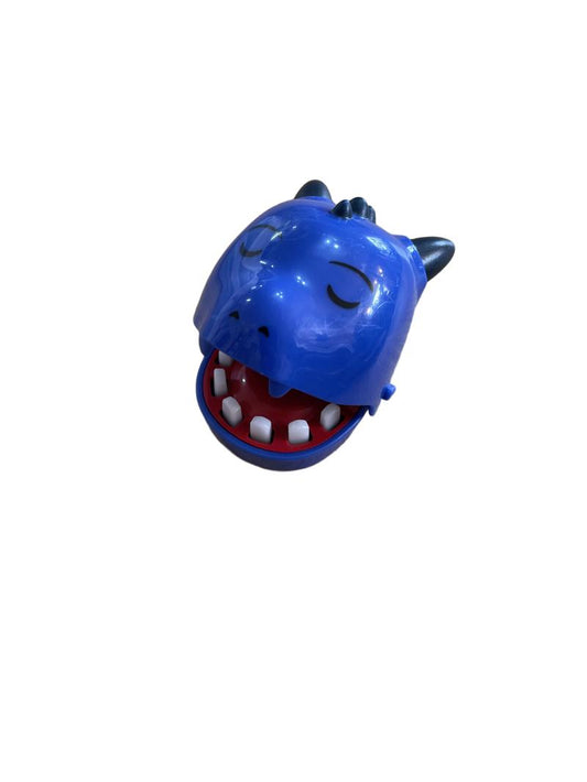 Preloved Toys - Blue Plastic Dragon Finger Biter Snapper - Unknown Brand